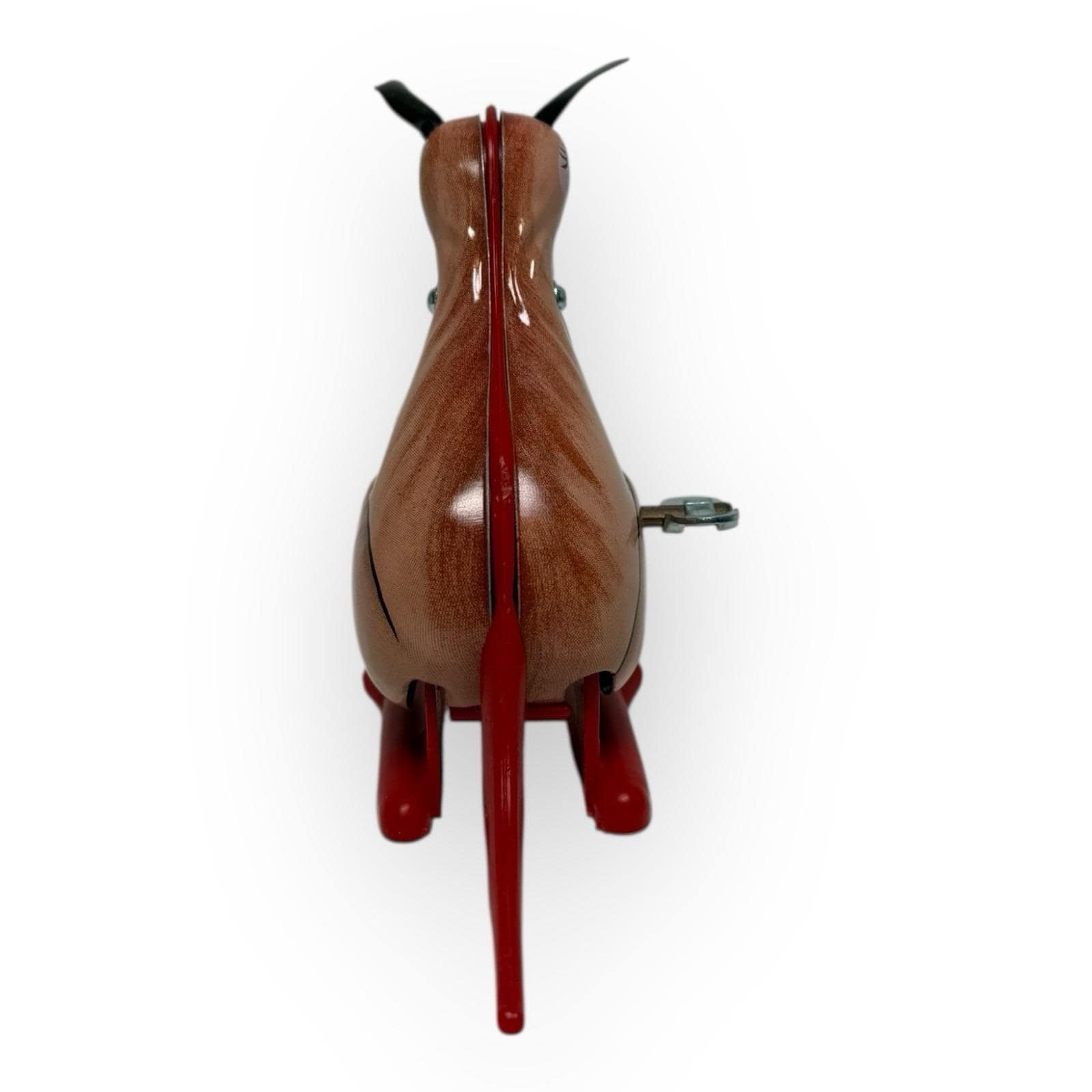 1960年代 米屋YONE スイング動物 Vintage 1960s Yone Tin Litho Wind-up Kangaroo Toy Japan 3.5