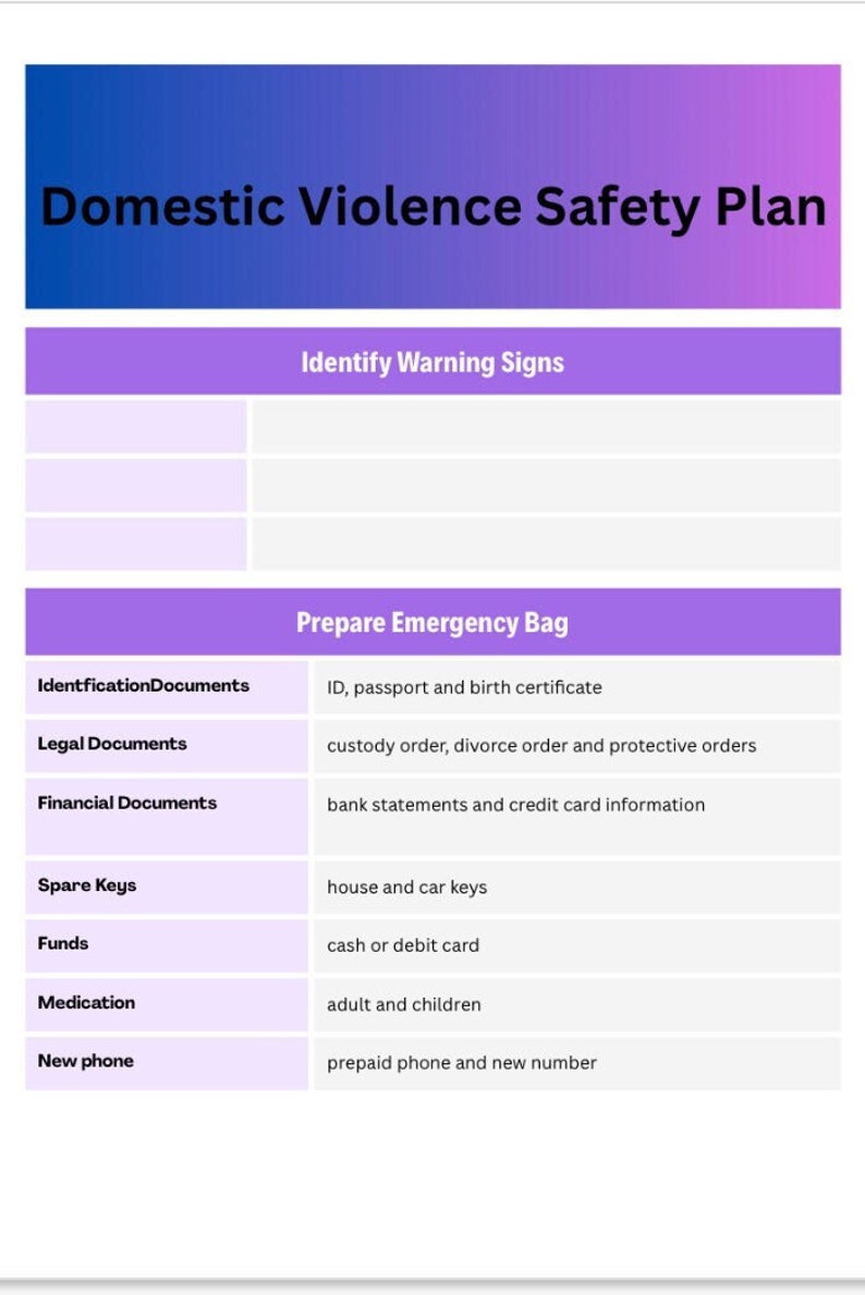 Domestic Violence Safety Plan Etsy domestic-violence-safety-plan-etsy