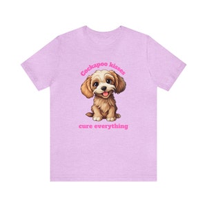 Irresistibly Cute Cockapoo Kisses: Gift Your Dog Loving Friend with this Adorable T-Shirt for Any Occasion