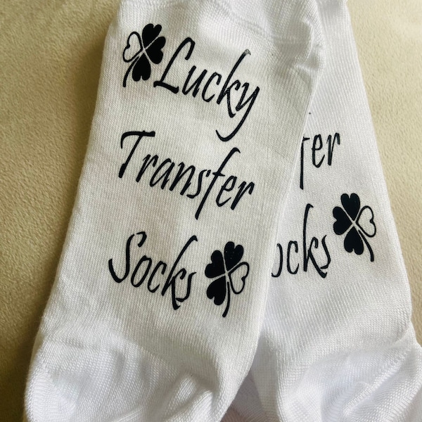 IVF Socks infertility/fertility gift present