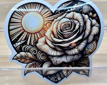Rose Sticker (waterproof)