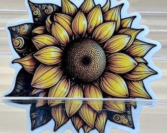 Sunflower Sticker (waterproof)