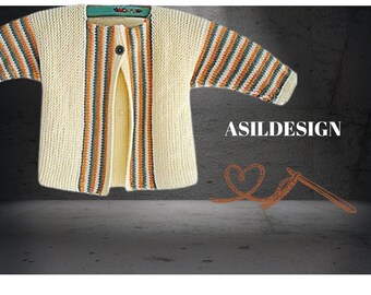 Cardigan PDF baby, baby cardigan,crochet pattern,crochet cardigan,crochet,pick and mix,granny squar