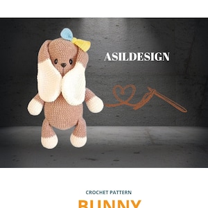 BUNNY Crochet Doll Pattern, Crochet pattern bunny, Amigurumi easter plush bunny tutorial, Amigurumi Doll Pattern, PDF English Tutorial