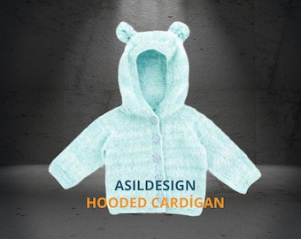 KNITTING PATTERN / Hooded Cardigan