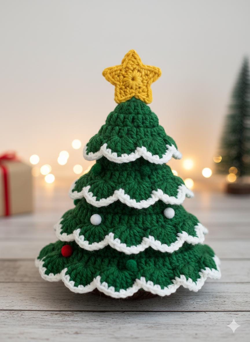 Mini Christmas Tree – Crochet Pattern PDF – Instant Digital Download ...