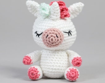 jouet amigurumi, jouets animaux, jouets faits main, motif licorne au crochet, PDF tutoriel amigurumi en anglais, en anglais, téléchargement instantané