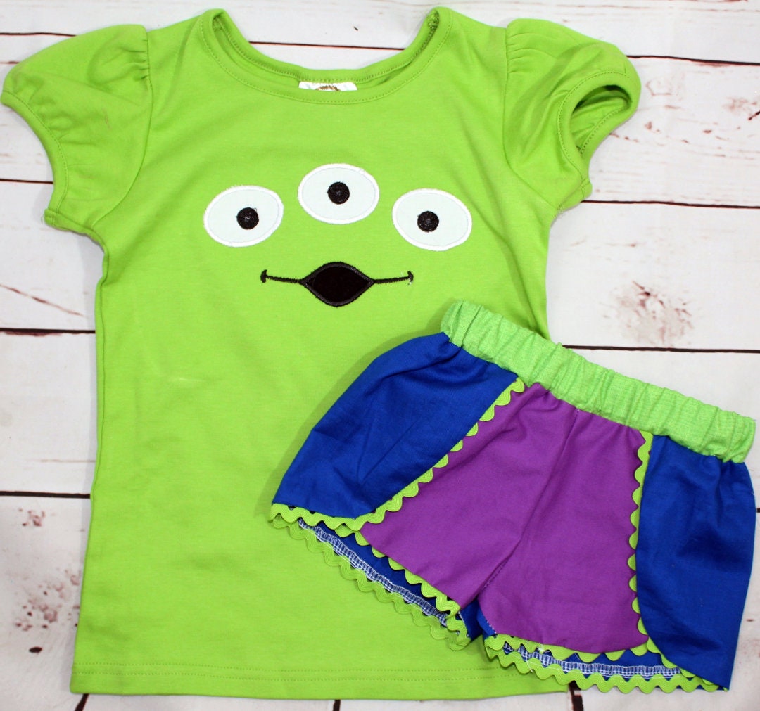 Toy Story Alien Outfit Alien Shirt Alien Inspired Shorts Etsy toy-story-alien-outfit-alien-shirt-alien-inspired-shorts-etsy