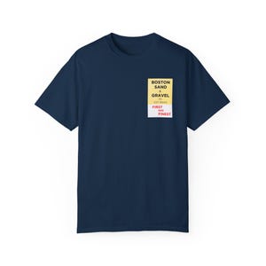 T-shirt Boston Sand & Gravel, T-shirt Boston, Chemise Comfort Colors Boston