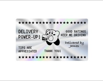 Delivery Driver Stickers for DoorDash & Uber Eats