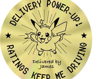 Delivery Driver RATE ME Stickers – DoorDash Uber Eats Drivers