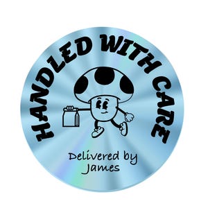 Doordash, Grubhub, Uber Eats-Themed Delivery 2&quot; Delivery Driver Bag Stickers
