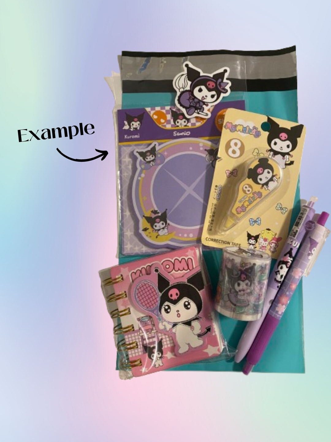 6 Piece Stationery Blind Bag Sanrio Characters Etsy