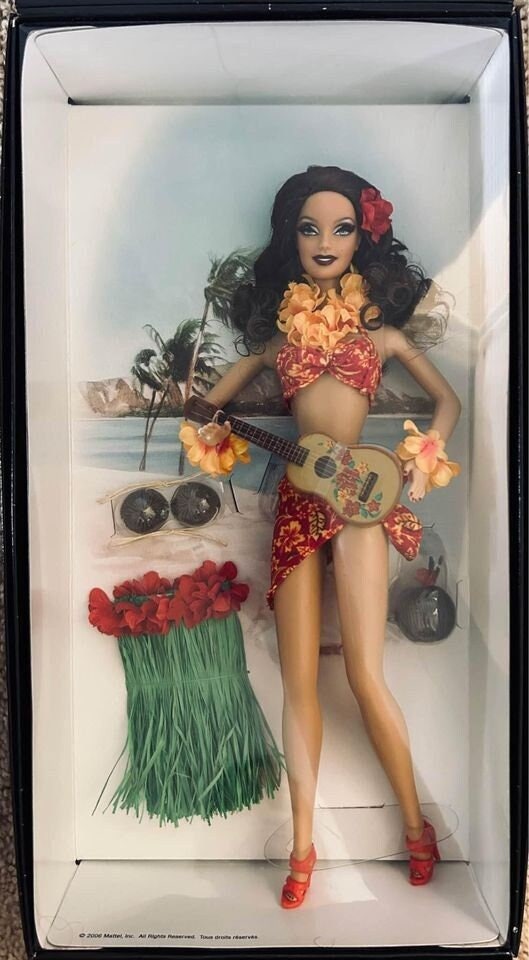 Hula Honey Barbie Pin-up Girls Collection - Etsy Hula Honey Barbie Pin-up Girls Collection - Etsy