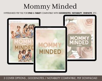 Mom Planner I Mommy Minded  Digital Planner I Goodnotes Planner I iPad Planner I Android Planner I Household Planner