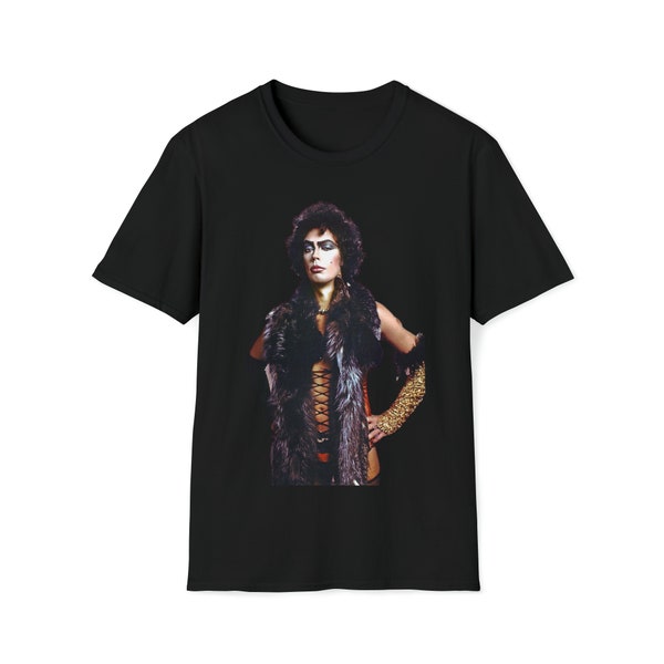 Unisex Softstyle T-Shirt - Halloween Rocky Horror Picture Show Dr. Frank n Furter Drag Queen