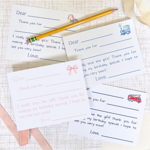 Birthday fill-in-the-blank thank you notes