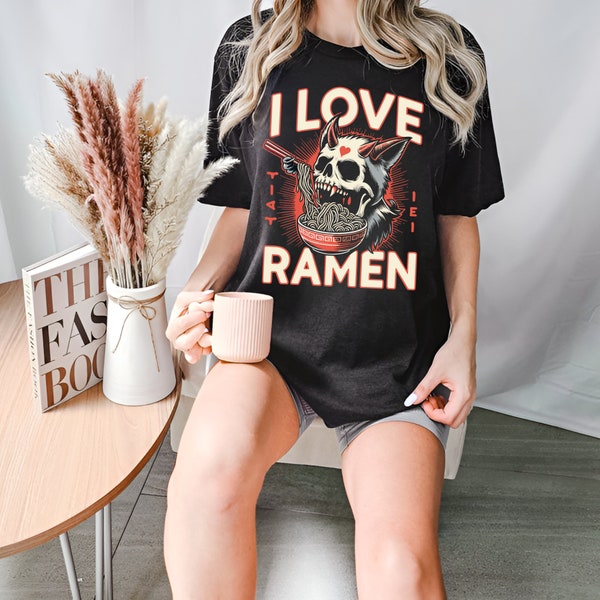 Ramen Shirt, Japanese Noodle Tee, Foodie Gift Shirt, Ramen Lover Gift, Asian Cuisine Shirt, Ramen Shirt Men & Women, Halloween Ramen Shirt