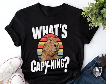 Capybara Comfort Colors Tee: Rodent Lover Gift
