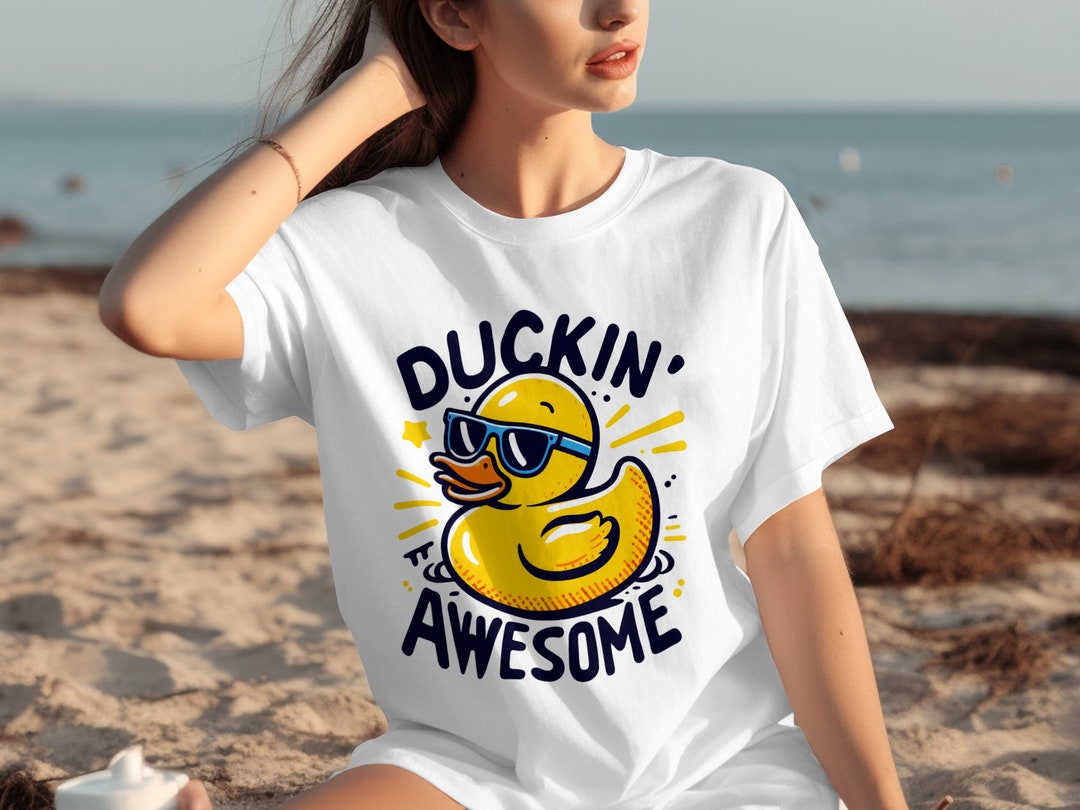 Rubber Duck Shirt, Funny Duck Shirt, Duck With Sunglasses Shirt, Duckin