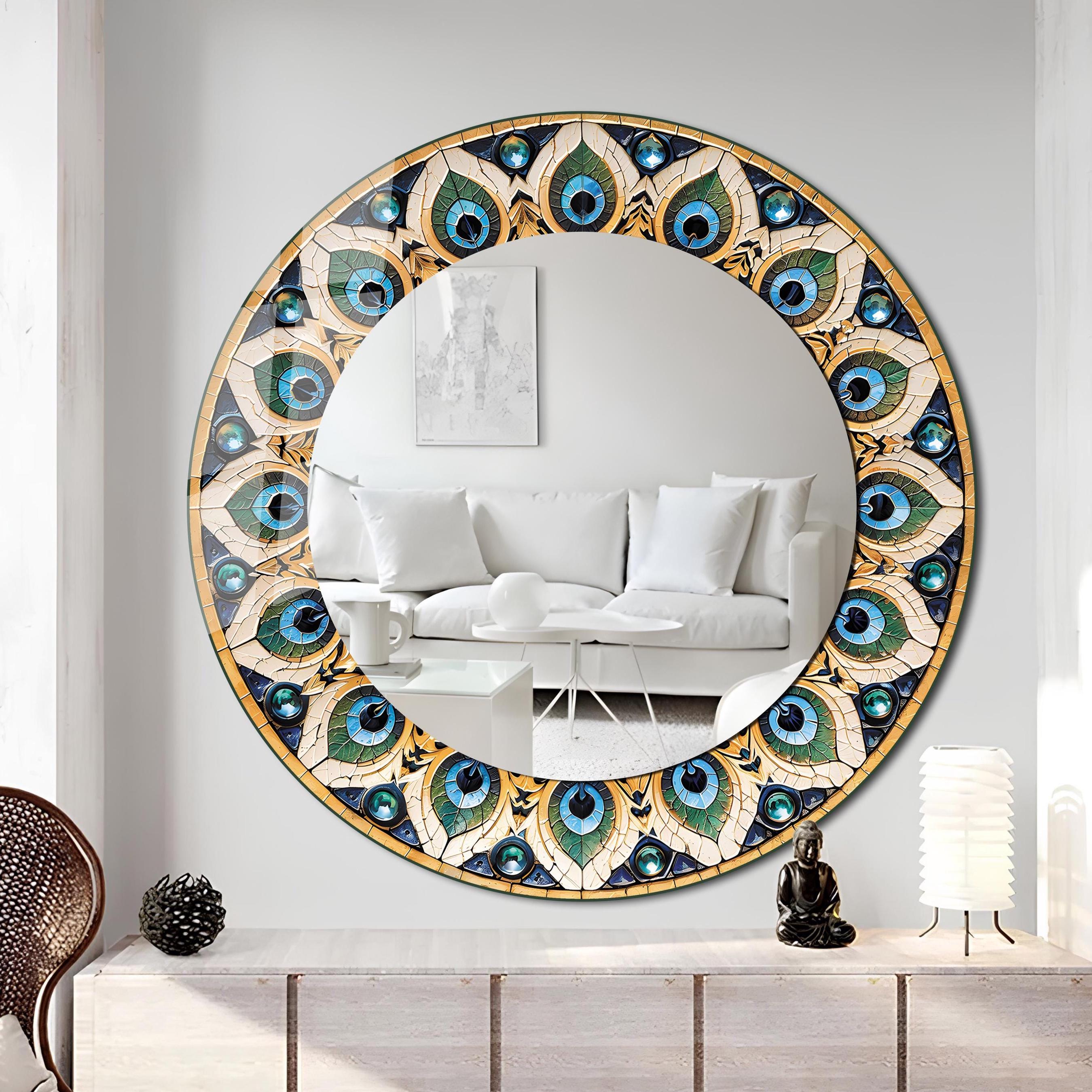 Peacock Mirror - Etsy