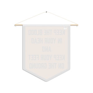 Pop Punk Pennant - Quiet Things / Brand New Lyrics Pennant - Emo Gifts image 3