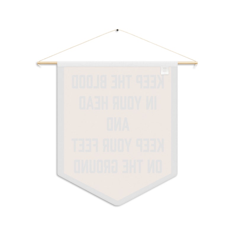 Pop Punk Pennant - Quiet Things / Brand New Lyrics Pennant - Emo Gifts image 3