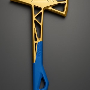Futuristic Axe STL File – 3D Printable Valorant-Inspired Cosplay Weapon for Sci-Fi Gamers & Wall Display