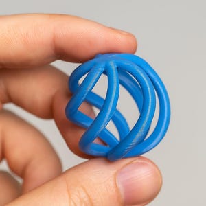 Ensemble de vases en spirale STL avec sphères géométriques, décoration imprimable en 3D