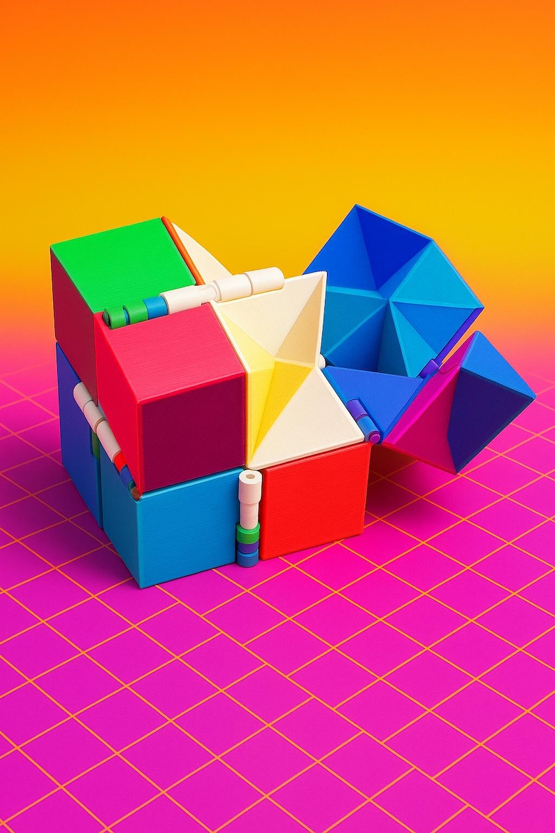 3D Printable Infinity Cube Puzzle STL File: STEM Fidget Toy - Etsy
