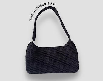 CROCHET PATTERN | crochet shoulder bag pattern | crochet purse pattern   | cute and aesthetic crochet pattern | crochet pattern