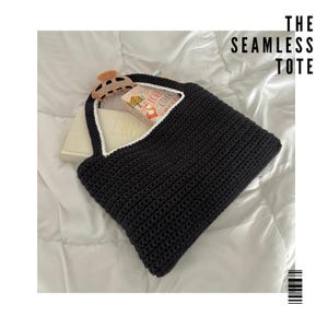 CROCHET PATTERN - Seamless Crochet Tote Bag Pattern - Easy beginner friendly crochet bag pattern