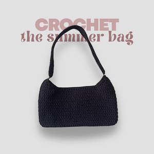CROCHET PATTERN | crochet shoulder bag pattern | crochet purse pattern   | cute and aesthetic crochet pattern | crochet pattern