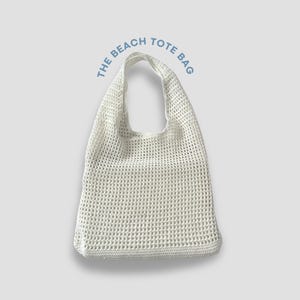 Gehaakt patroon strandtas | Gehaakt nettaspatroon | Gehaakt patroon zomertassen | Gehaakt taspatroon | Patroon gehaakte zakjes |