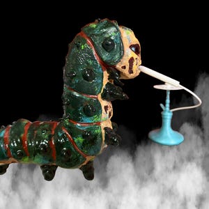 Handmade Freddy Krueger Hookah Display Figure – Horror Movie Prop Collectible image 2