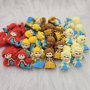 3D Focal Bead, Princess Focal Bead, Girl Beads, Beads for Pens, Silicone Focal Bead, Cartoon Beads, Character Beads, DIY Beads, Pen Beads
