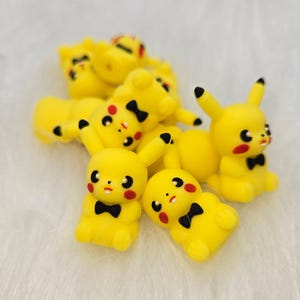 3D Focal Bead, Pocket Monster Focal Bead, Beads for Pens, Silicone Focal Bead, Beads for Keychains, Crafting Beads, DIY Beads, Pen Beads