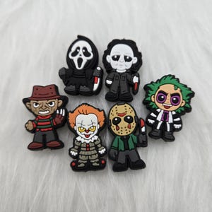Horror Character Focal Beads, Focal Beads, Beads for Pens, Silicone Focal Bead, Beads for Keychains, Movie Beads, DIY Beads