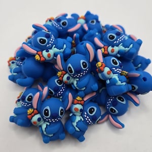 3D Alien 626 Silicone Focal Bead: Cartoon Character Bead