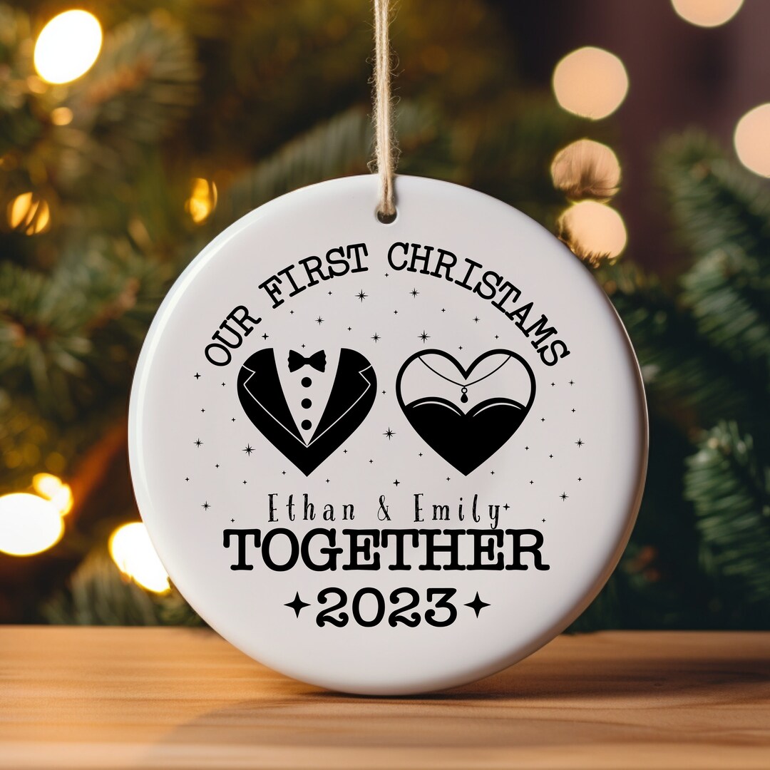 Couples First Christmas Ornament, Our First Christmas Together