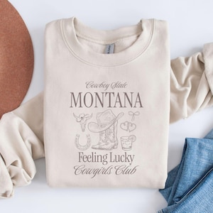 Montana Sweatshirt, State Name Sweatshirt, Montana State Sweatshirt, Montana Sweatshirt Women&#39;s, Montana Sweater, Montana Hoodie, Montana