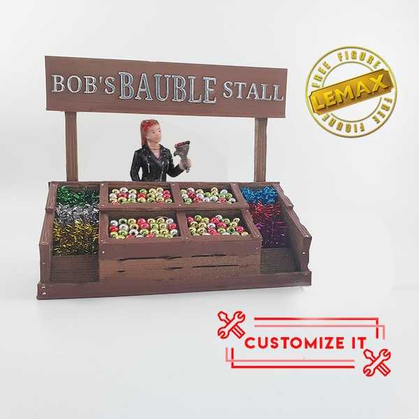 Bauble and Tinsel Market Stall (Customizable)