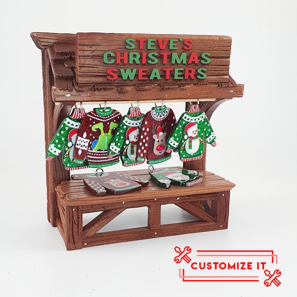 Christmas Sweater Stall (Customizable)