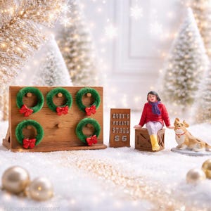 Christmas Wreath Stall (Customizable)