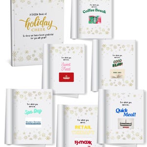 Libro de tarjetas de regalo para maestros Regalo de vacaciones **Descarga instantánea imprimible** Ideal para maestros, entrenadores o cualquier regalo grupal. Regalo para maestros menores de 20 años