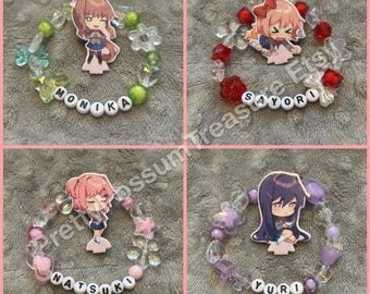 ドキドキ文芸部 両面2.5インチアクリルキーホルダー | ddlcバッグ