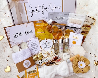 LADIES GIFT BOX Birthday Hamper Pamper box Relaxation Spa Gift Box for Women Care Package for her Pamper Gift Set Self Care Package