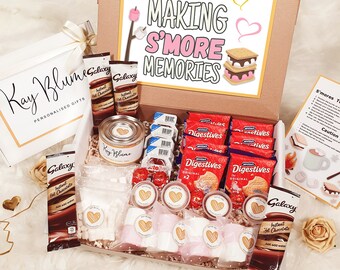 S'mores Gift Box - Nutella, Lotus Biscoff, Lindor Chocolate, Smores Kit, Birthday Gift, Kids Treat, Family Treat, Gift for Kids