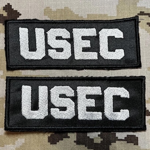 Escape from Tarkov USEC Patch | Embroidered PMC Faction Badge Iron On Sew On Tactical Morale Patch