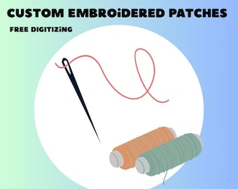 Custom Embroidered Patch: Personalized Iron-On Logo Patch